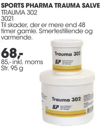Sportigan Sports Pharma Trauma Salve Trauma 302 tilbud