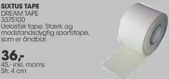 Sportigan Sixtus Tape Dream Tape 45 Inkl.Moms tilbud