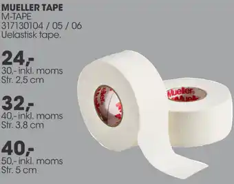 Sportigan Mueller Tape M-Tape tilbud