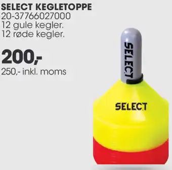 Sportigan Select Kegletoppe 20-37766027000 250 Inkl.Moms tilbud