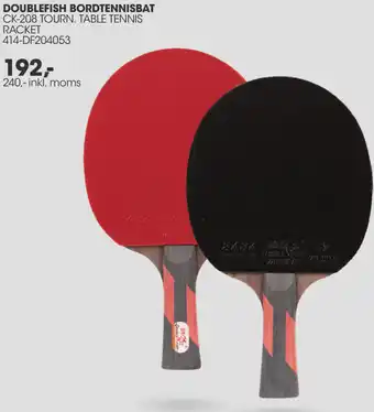 Doublefish Bordtennisbat 240 Inkl.Moms