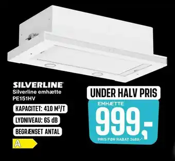 Skousen Silverline emhætte PE151HV tilbud