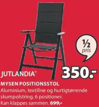 Jutlandia Mysen Positionsstol