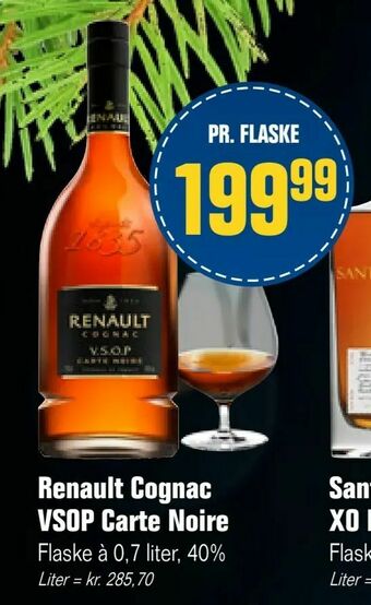 Otto Duborg Renault Cognac VSOP Carte Noire tilbud