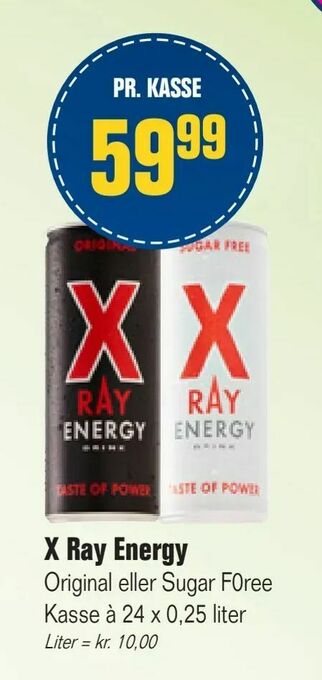 Otto Duborg X Ray Energy tilbud