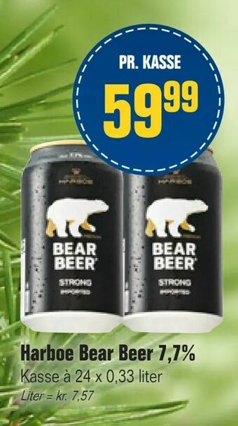 Otto Duborg Harboe Bear Beer 7,7% tilbud
