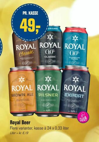 Otto Duborg Royal Beer tilbud