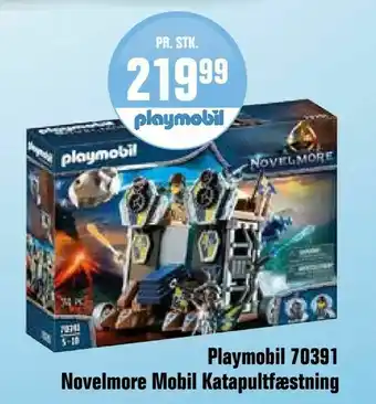 Otto Duborg Playmobil 70391 Novelmore Mobil Katapultfæstning tilbud
