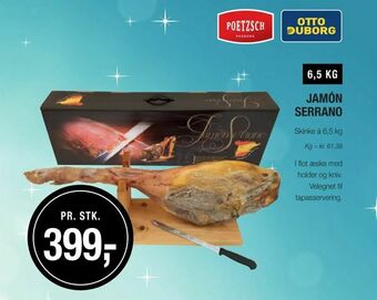Otto Duborg Jamón serrano tilbud