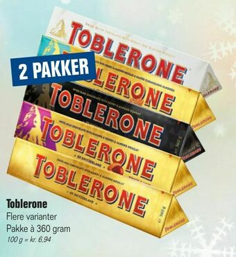 Otto Duborg Toblerone tilbud