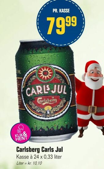Otto Duborg Carlsberg Carls Jul tilbud