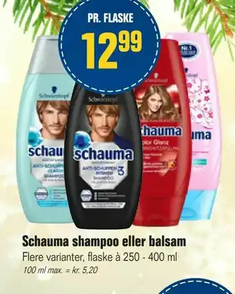 Otto Duborg Schauma shampoo eller balsam tilbud