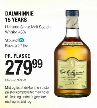 Dalwhinnie 15 years
