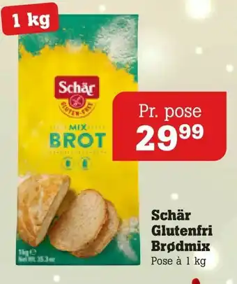 Poetzsch Padborg Schär Glutenfri Brødmix tilbud