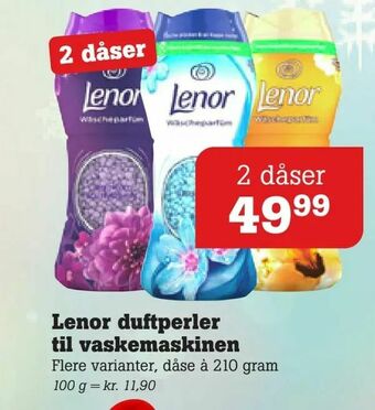 Poetzsch Padborg Lenor duftperler til vaskemaskinen tilbud