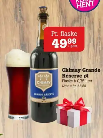 Poetzsch Padborg Chimay Grande Réserve øl tilbud