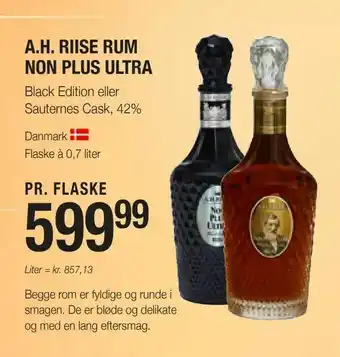 Poetzsch Padborg A.h. riise rum non plus ultra tilbud