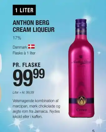 Poetzsch Padborg Anthon berg cream liqueur tilbud