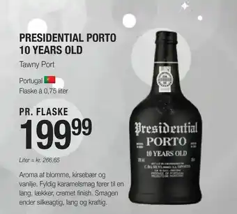 Poetzsch Padborg Presidential porto 10 years old tilbud