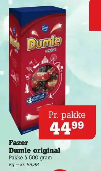 Poetzsch Padborg Fazer Dumle original tilbud