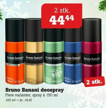 Poetzsch Padborg Bruno Banani deospray tilbud