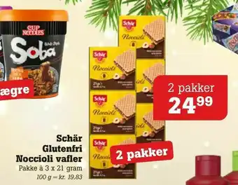 Poetzsch Padborg Schär Glutenfri Noccioli vafler tilbud
