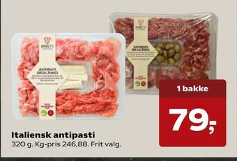 Kvickly Italiensk antipasti tilbud