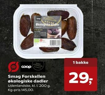 Kvickly Smag Forskellen økologiske dadler tilbud