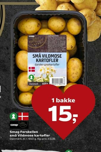 Kvickly Smag Forskellen små Vildmose kartofler tilbud