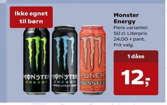 Kvickly Monster Energy tilbud