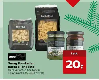 Kvickly Smag Forskellen pasta eller pesto tilbud