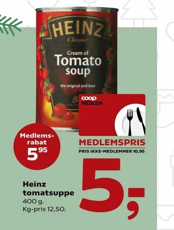 Kvickly Heinz tomatsuppe tilbud