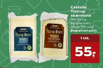 Kvickly Castello Tistrup skæreoste tilbud