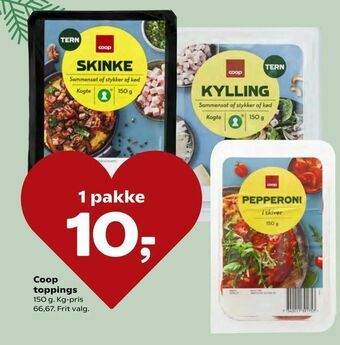 Kvickly Coop toppings tilbud