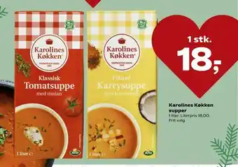 Kvickly Karolines Køkken supper tilbud