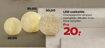 LED snebolde