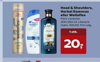 Head & Shoulders, Herbal Essences eller Wellaflex