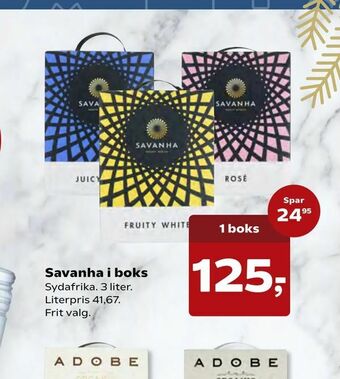 Kvickly Savanha i boks tilbud