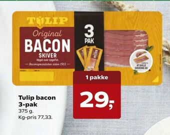Kvickly Tulip bacon tilbud