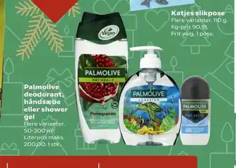 Kvickly Palmolive deodorant, håndsæbe eller shower gel tilbud