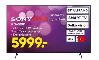 Bilka SONY Kd65x81 tilbud