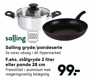 Bilka Salling gryde/pandeserie tilbud