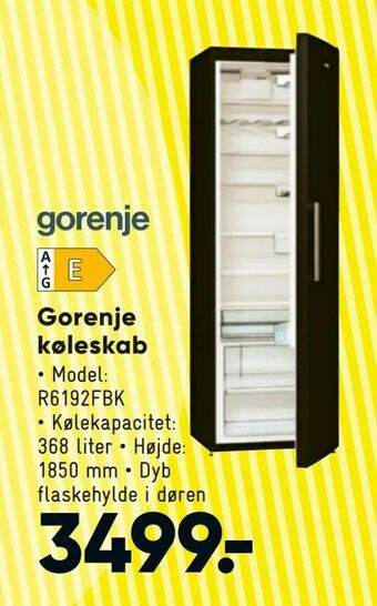 Bilka Gorenje køleskab tilbud