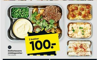 Bilka Delikatessens middagsretter tilbud