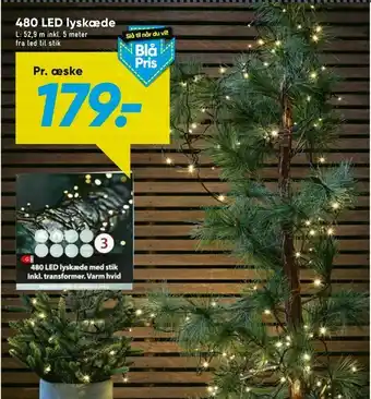 Bilka 480 LED lyskæde tilbud