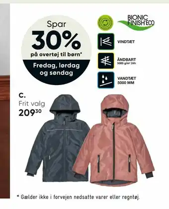 Bilka Overtøj til børn* tilbud