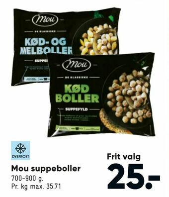 Bilka Mou suppeboller tilbud