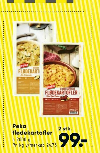 Bilka Peka flødekartofler tilbud