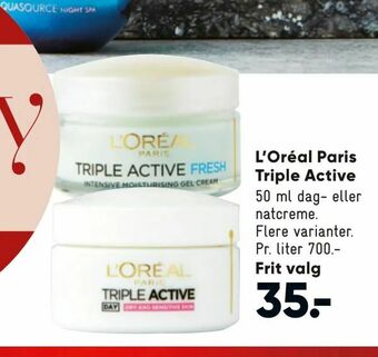 Bilka L'Oréal Paris Triple Active tilbud