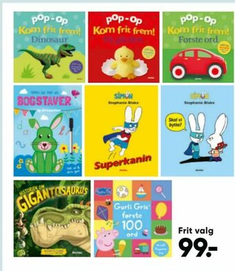 Bilka Bøger til små læseheste tilbud